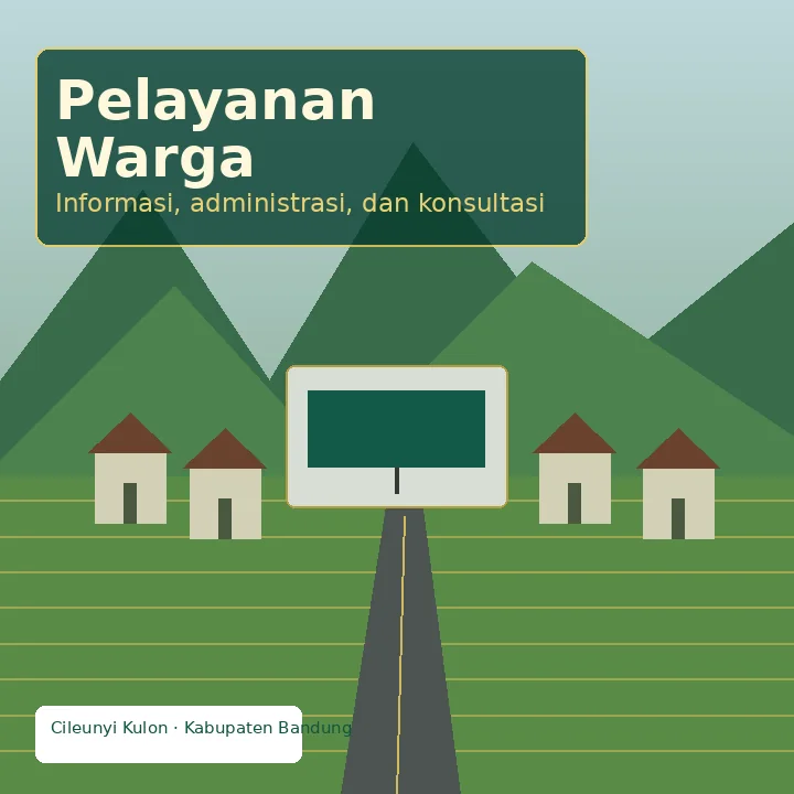 Ilustrasi pelayanan Desa Cileunyi Kulon