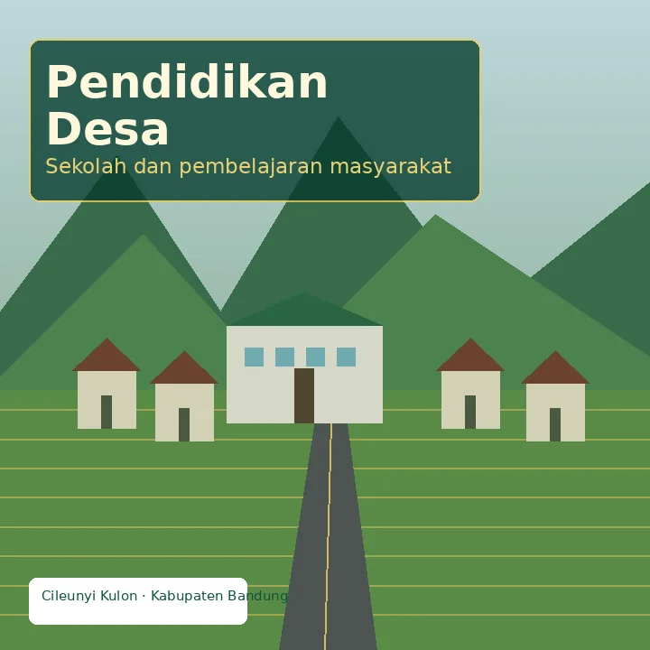 Ilustrasi pendidikan dan pengembangan sumber daya manusia Cileunyi Kulon